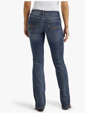 Wrangler Bootcut Women's Blue Denim Jeans 9x34